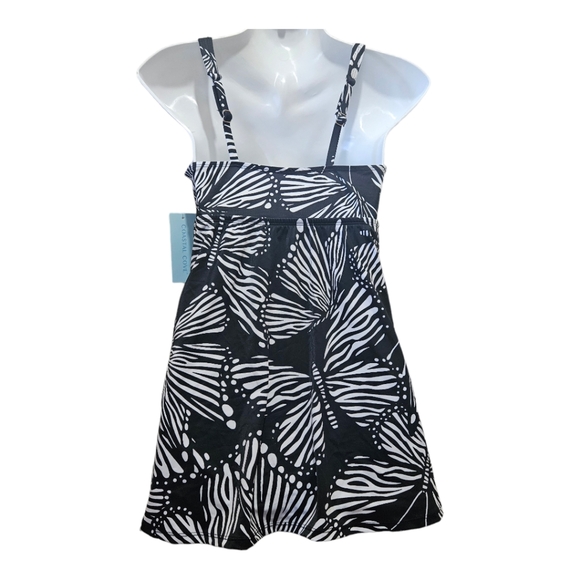 Coastal Cove Swimwear One Piece,Scoop Babydoll Swimdress  US10 - Picture 3 of 7